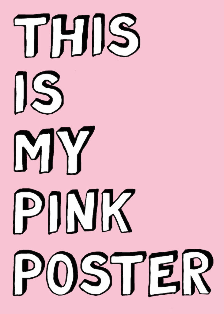 THIS IS MY PINK KINDERKAMER POSTER