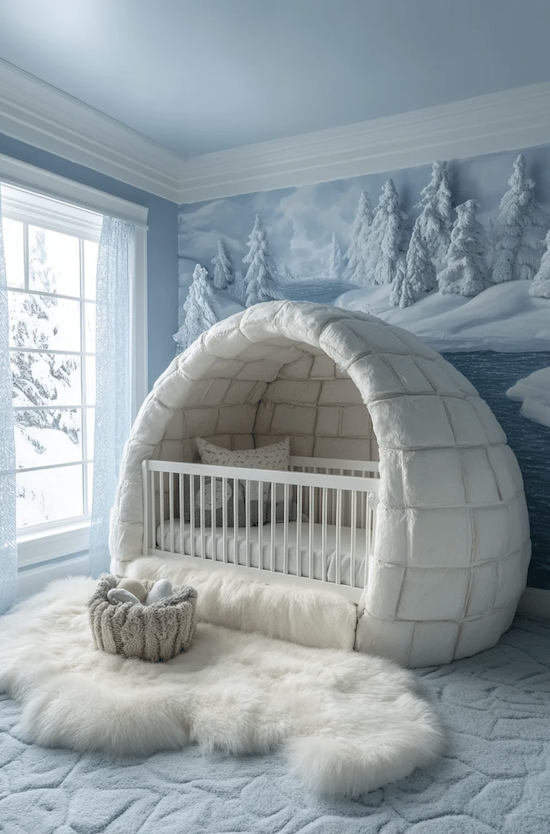 WINTER THEMA BABYKAMER 1