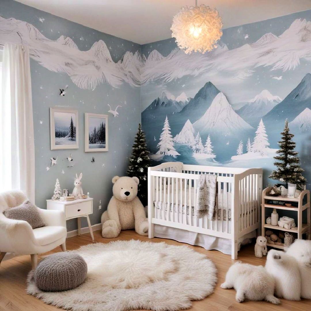 WINTER THEMA BABYKAMER 