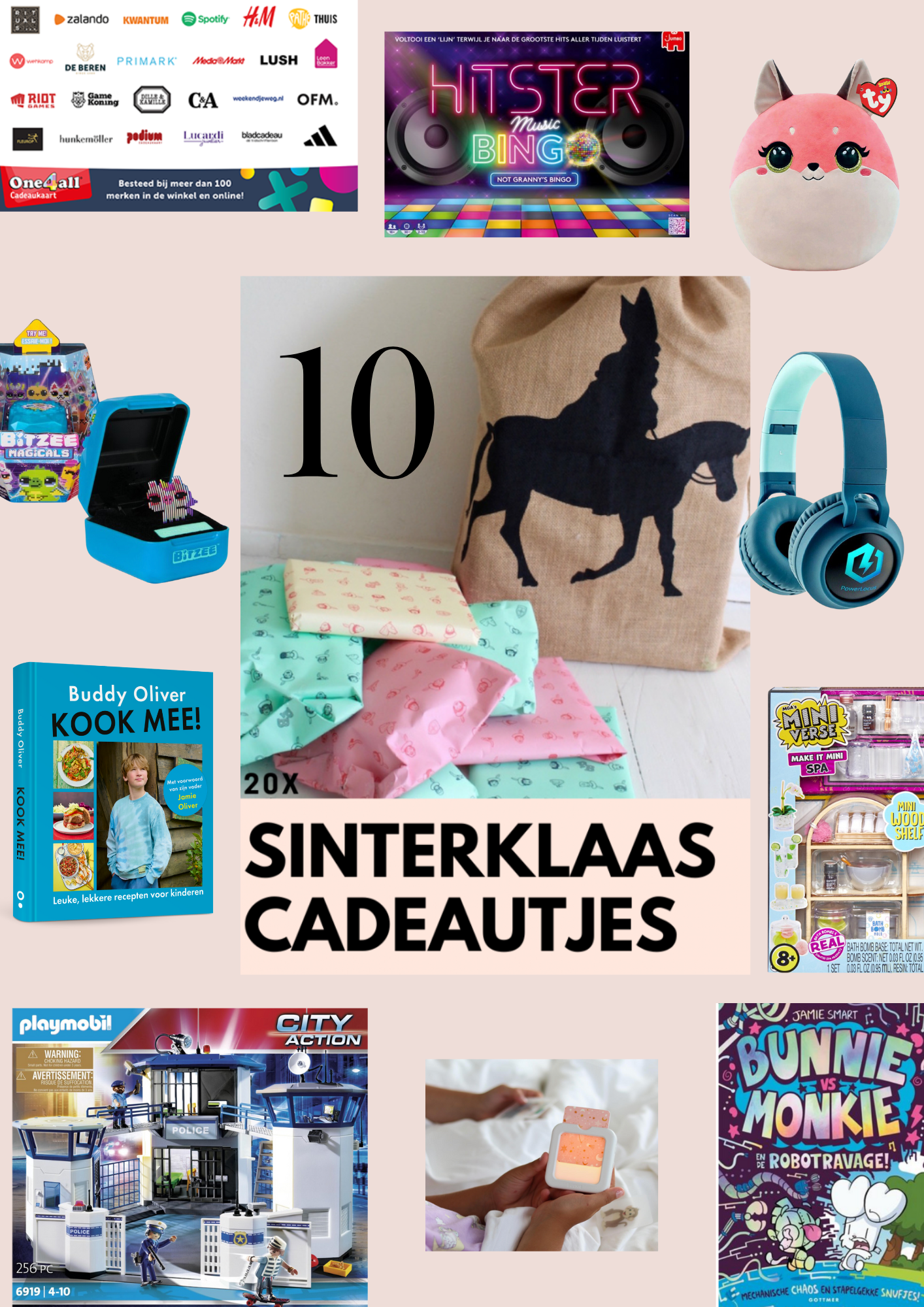 10X ONZE FAVORIETE SINTERKLAAS CADEAUS 