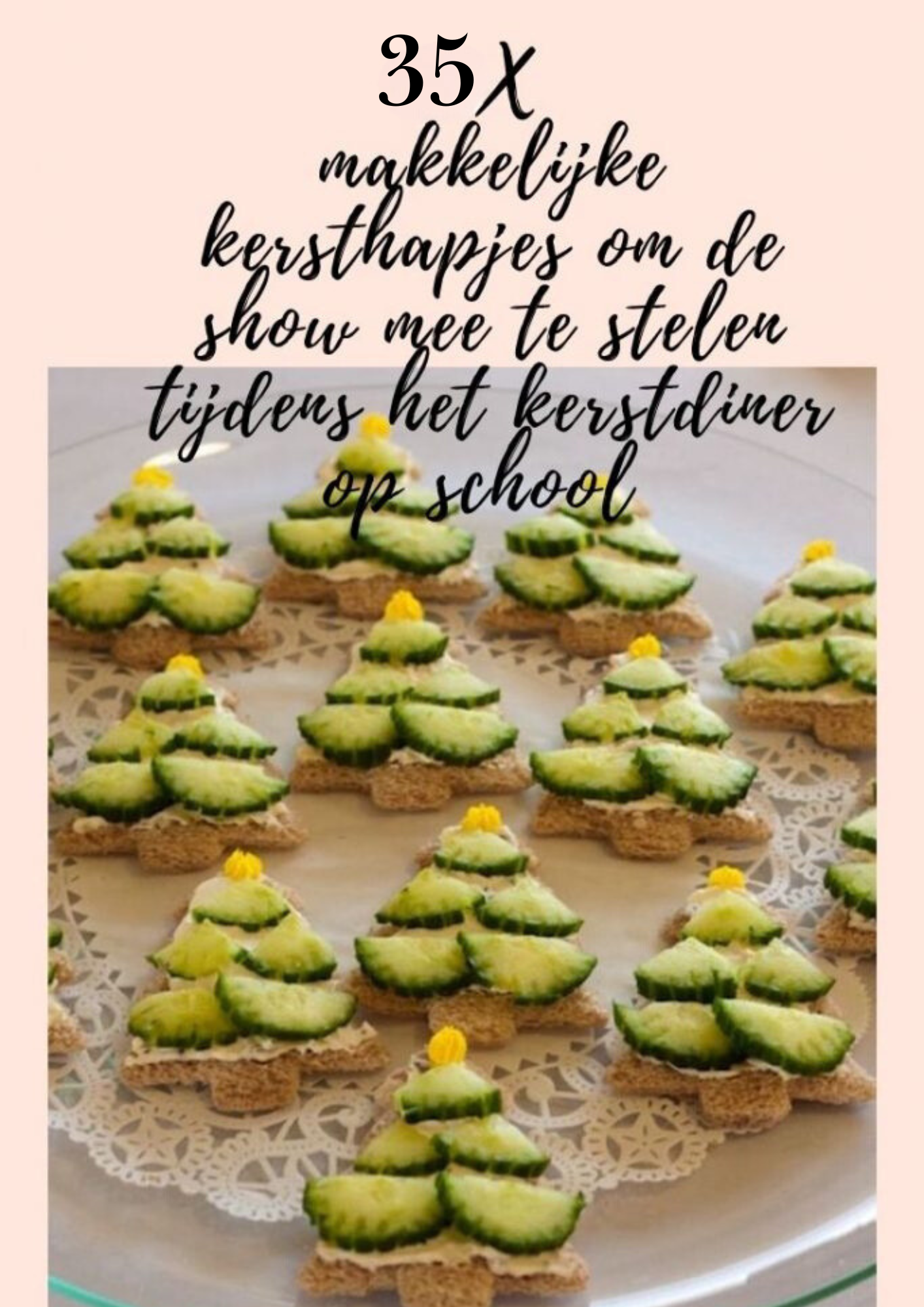 35X KERSTHAPJES 