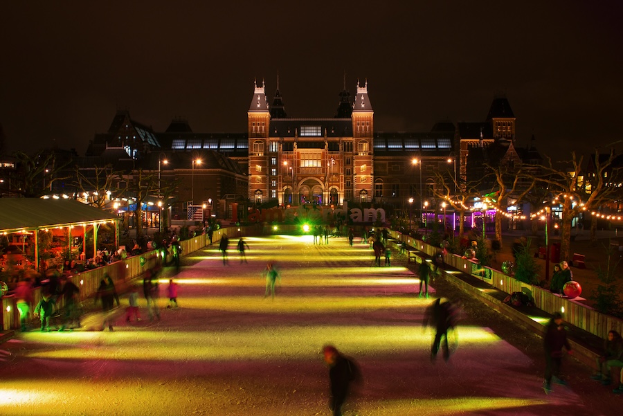 Schaatsbaan museumplein