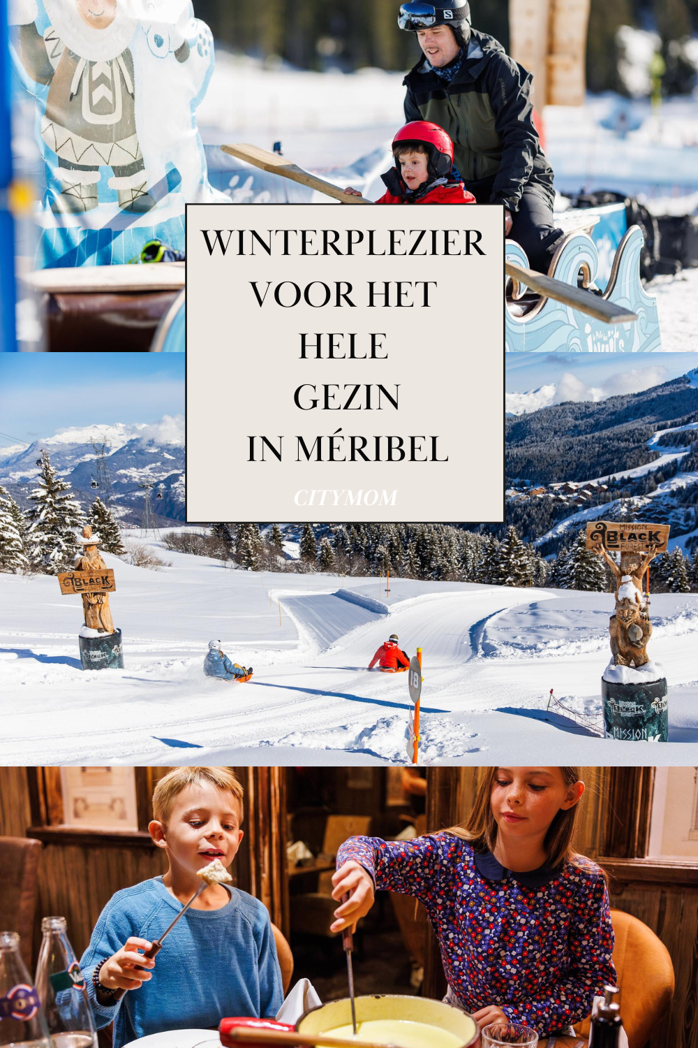 Winterplezier voor het hele gezin in Méribel